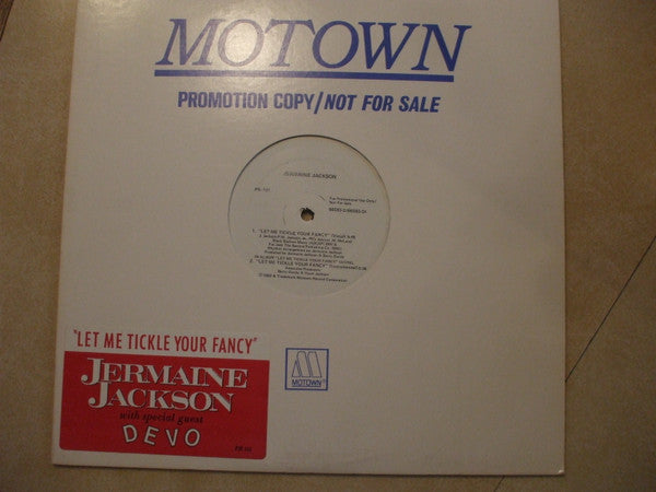 Jermaine Jackson With Special Guest Devo / Rick James : Let Me Tickle Your Fancy / Hard To Get (12", EP, Promo)