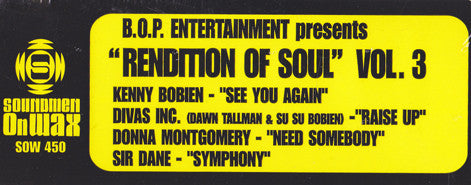 B.O.P. Entertainment* : Rendition Of Soul Vol. 3 (2x12")