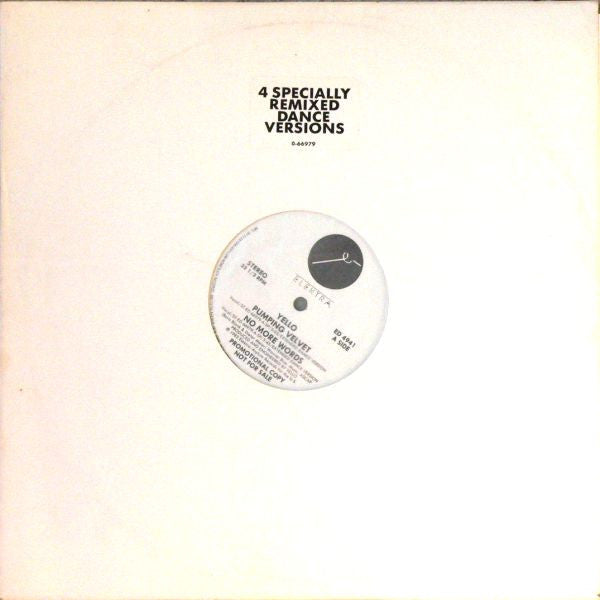 Yello : Pumping Velvet / No More Words / Lost Again / Bostich (12", Promo, SP)