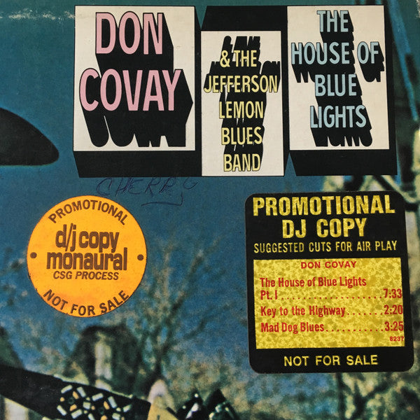 Don Covay & The Jefferson Lemon Blues Band* : The House Of Blue Lights (LP, Mono, Promo)