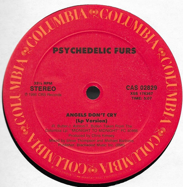 Psychedelic Furs* : Angels Don't Cry (12")