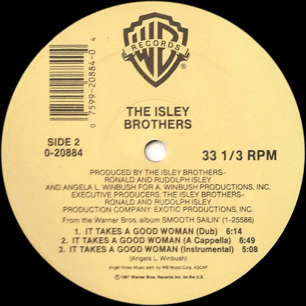 The Isley Brothers : It Takes A Good Woman (12")