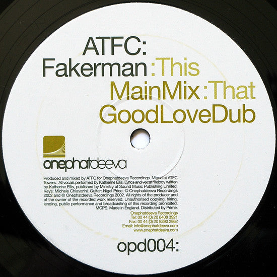 ATFC : Fakerman (12")