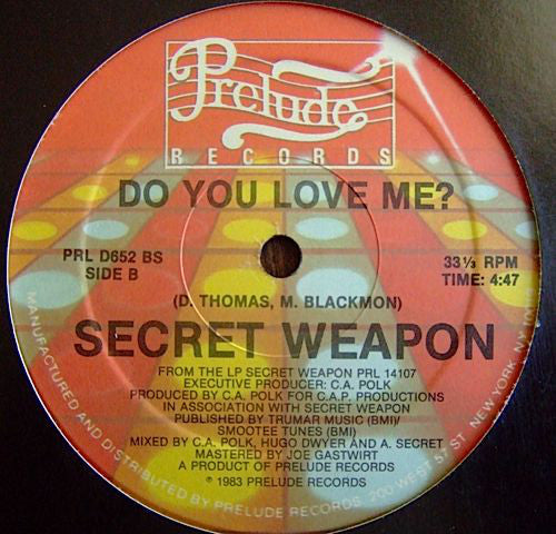 Secret Weapon (2) : "DJ" Man (12")
