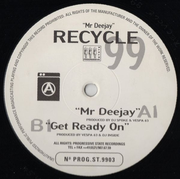 PSR Dream Team : Recycle '99 (12")