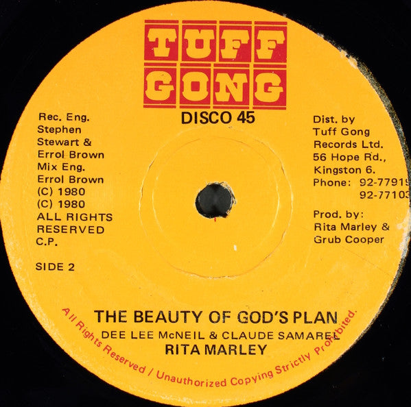 Rita Marley : One Draw (12")