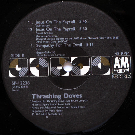 Thrashing Doves : Je$u$ On The Payroll (12", Single)