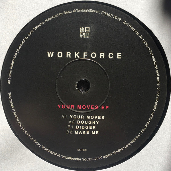 Workforce (5) : Your Moves EP (12", EP)
