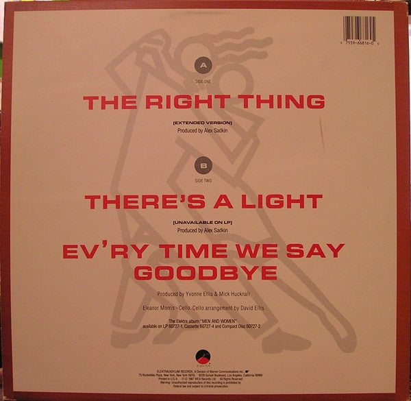 Simply Red : The Right Thing (12", Single)