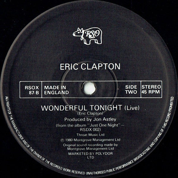 Derek & The Dominos / Eric Clapton : Layla / Wonderful Tonight (Live Version) (12")