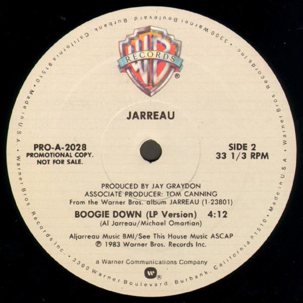 Al Jarreau : Boogie Down (12", Promo)
