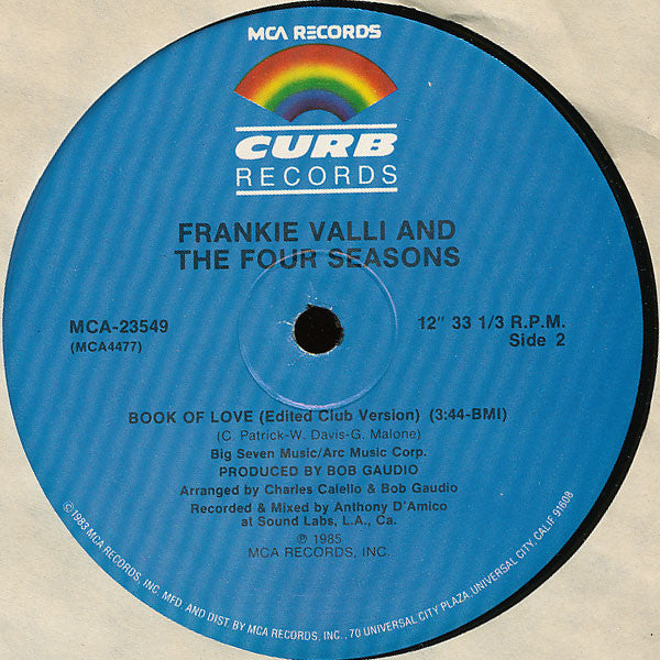 The Four Seasons : Book Of Love (12")