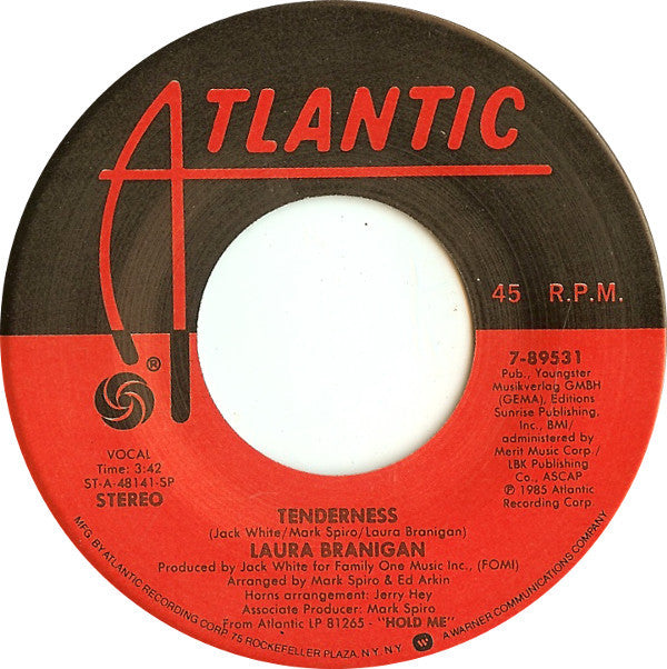 Laura Branigan : Spanish Eddie / Tenderness (7", Single, SP)