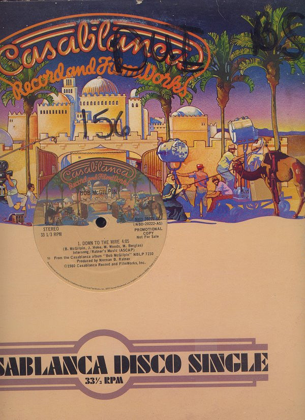 Bob McGilpin : Down To The Wire / Chain Reaction (12", Single, Promo)