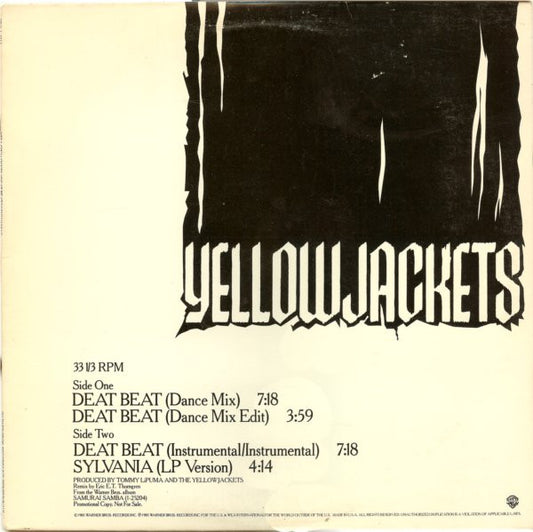 Yellowjackets : Deat Beat (12", Promo)