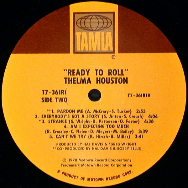 Thelma Houston : Ready To Roll (LP, Album)