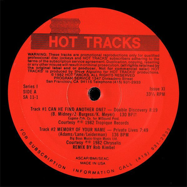 Various : Series 1 Issue 11 (12", Comp, Ltd, Promo)