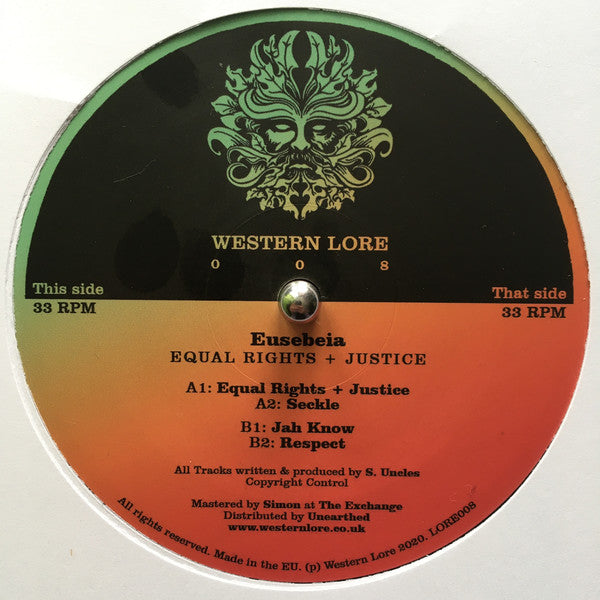 Eusebeia : Equal Rights + Justice (12", EP)