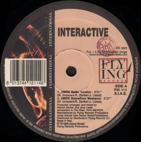 Interactive : Amok / Koma (12")