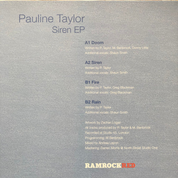 Pauline Taylor : Siren EP (7", EP)