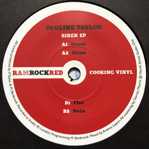 Pauline Taylor : Siren EP (7", EP)