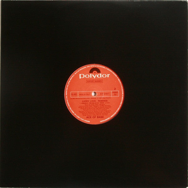 Ace Of Base : Lucky Love (Remixes) (12")