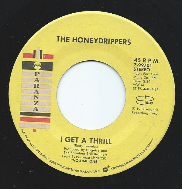 The Honeydrippers : Sea Of Love / I Get A Thrill (7", Single, SP )