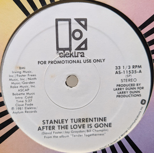 Stanley Turrentine : After The Love Is Gone / Hermanos (12", Promo)