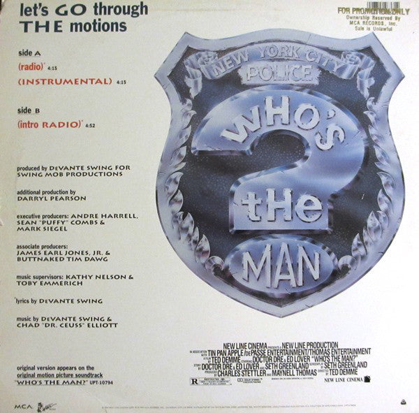 Jodeci : Let's Go Through The Motions (12")