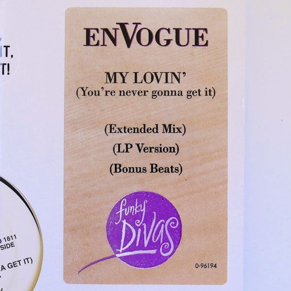 En Vogue : My Lovin' (You're Never Gonna Get It) (12", Promo)
