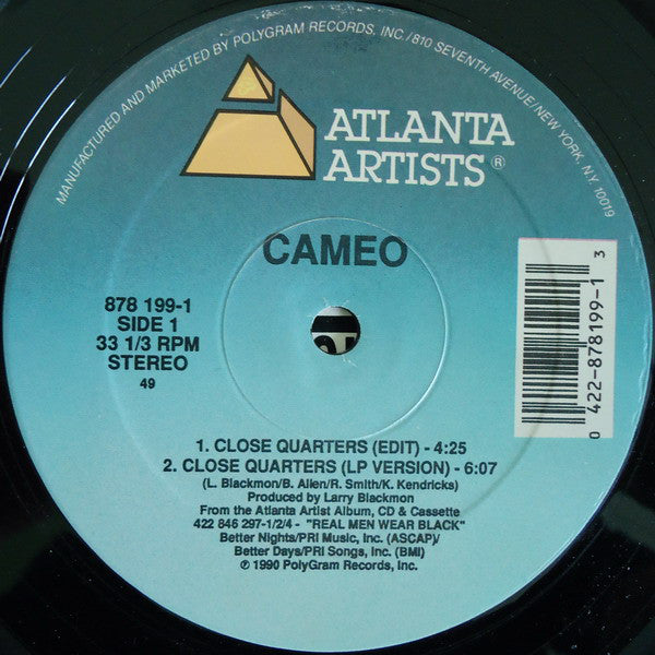 Cameo : Close Quarters (12", Single)