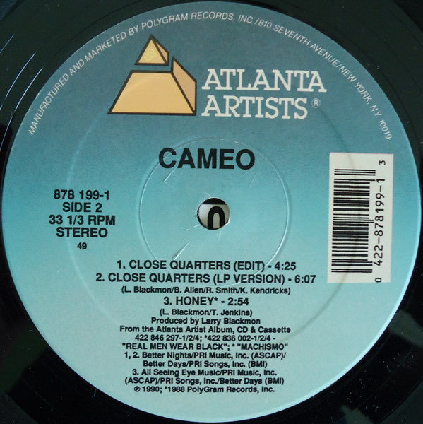 Cameo : Close Quarters (12", Single)