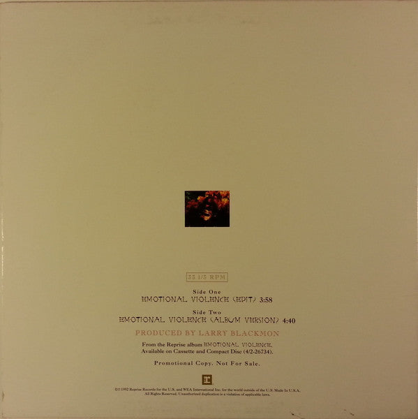 Cameo : Emotional Violence (12", Promo)