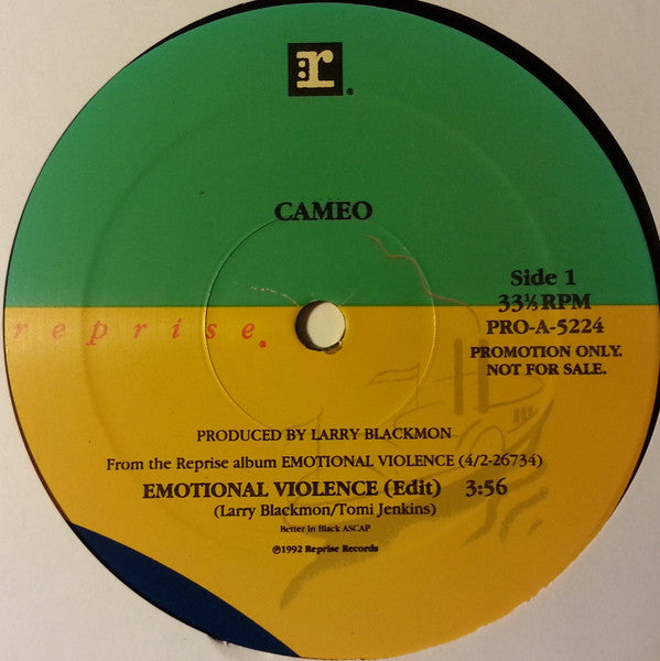 Cameo : Emotional Violence (12", Promo)