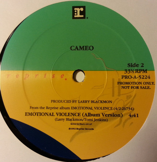 Cameo : Emotional Violence (12", Promo)