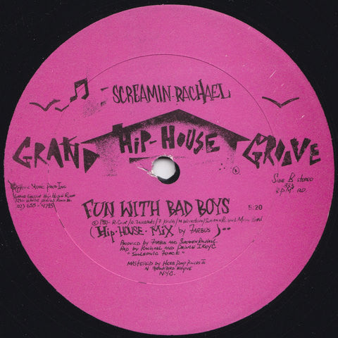 Screamin' Rachael : Fun With Bad Boys (12")