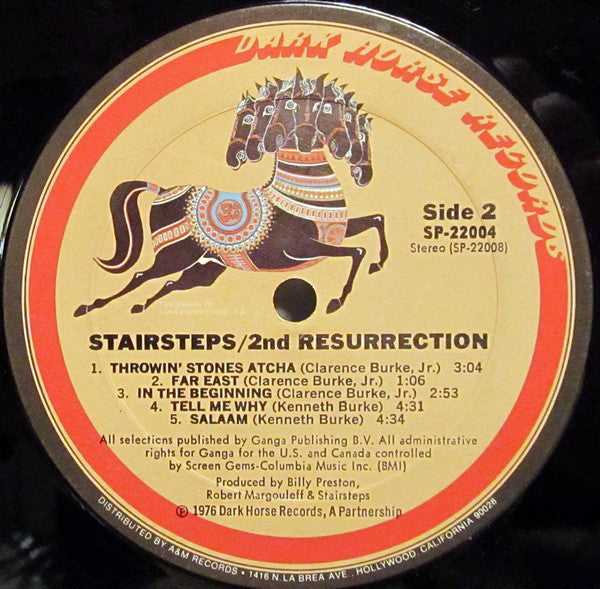 Five Stairsteps : 2nd Resurrection (LP, Album, Ter)
