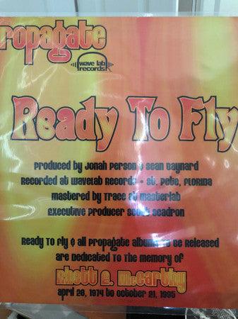 Propagate, Propagate : Ready to fly (12", EP, Mono)
