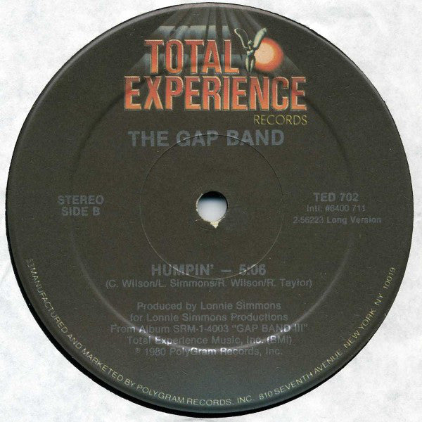 The Gap Band : You Dropped A Bomb On Me (12")