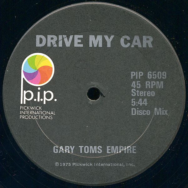 Gary Toms Empire : Drive My Car (12", Promo)