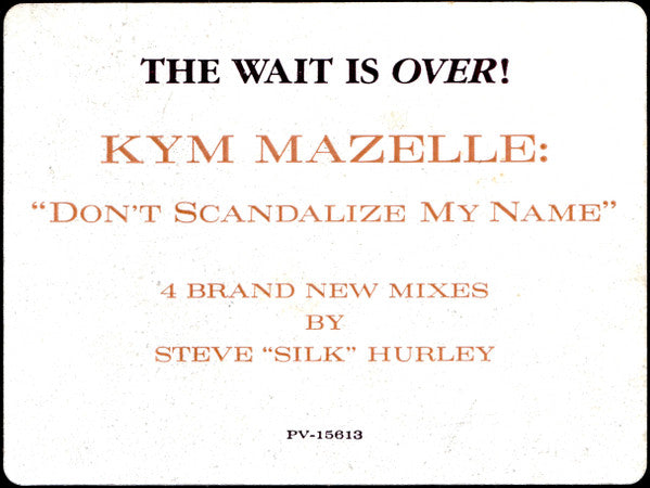 Kym Mazelle : Don't Scandalize My Name (12", Single)