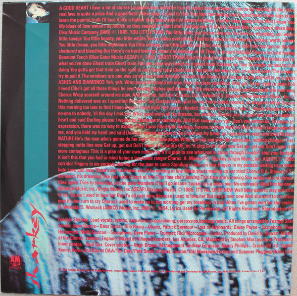 Feargal Sharkey : Feargal Sharkey (LP, Album, B -)