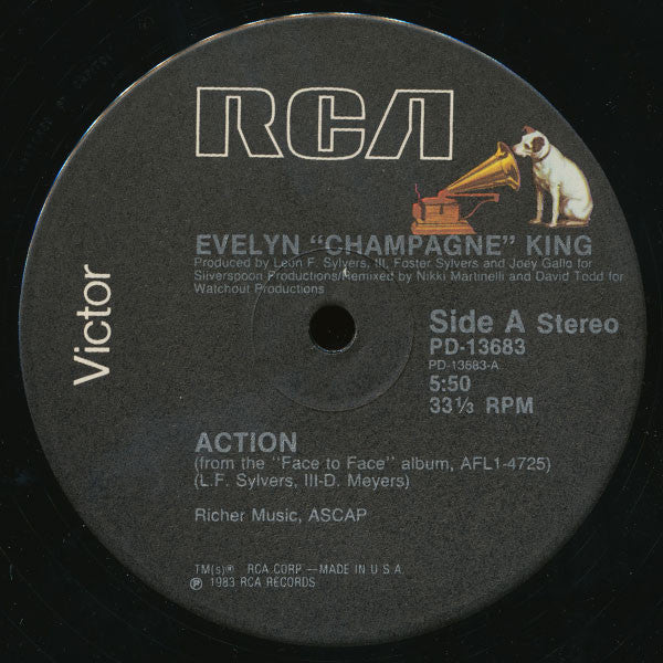 Evelyn "Champagne" King* : Action / Let's Get Crazy (12")