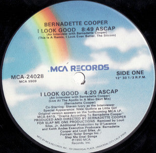 Bernadette Cooper : I Look Good (12")
