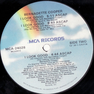 Bernadette Cooper : I Look Good (12")