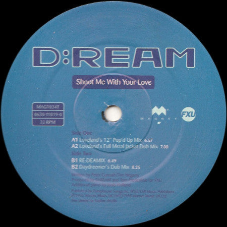 D:Ream : Shoot Me With Your Love (12", Single)