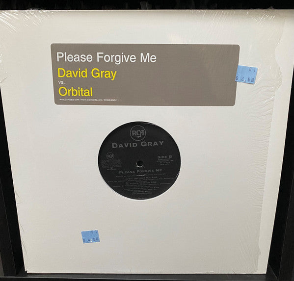 David Gray Vs. Orbital : Please Forgive Me (12")