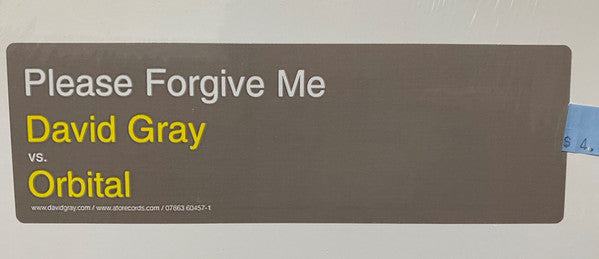 David Gray Vs. Orbital : Please Forgive Me (12")