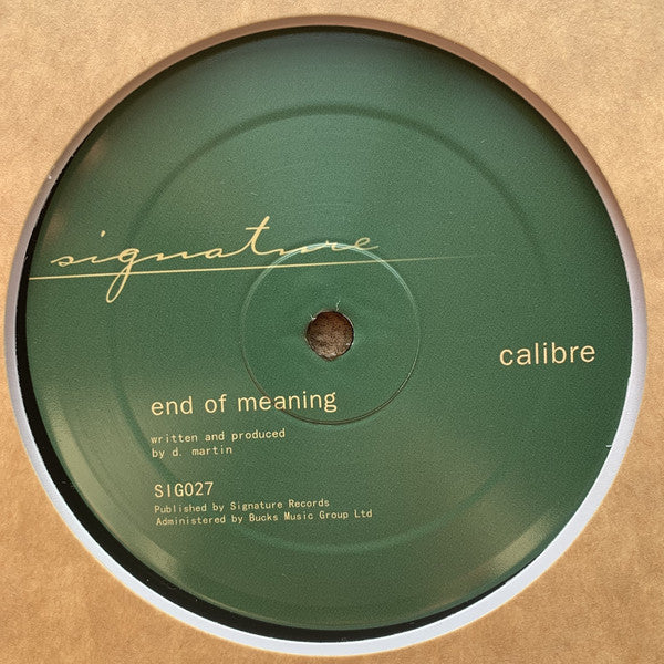Calibre : Falls To You VIP / End Of Meaning (12")