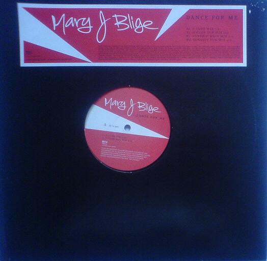 Mary J. Blige : Dance For Me (Remixes) (12", Promo)